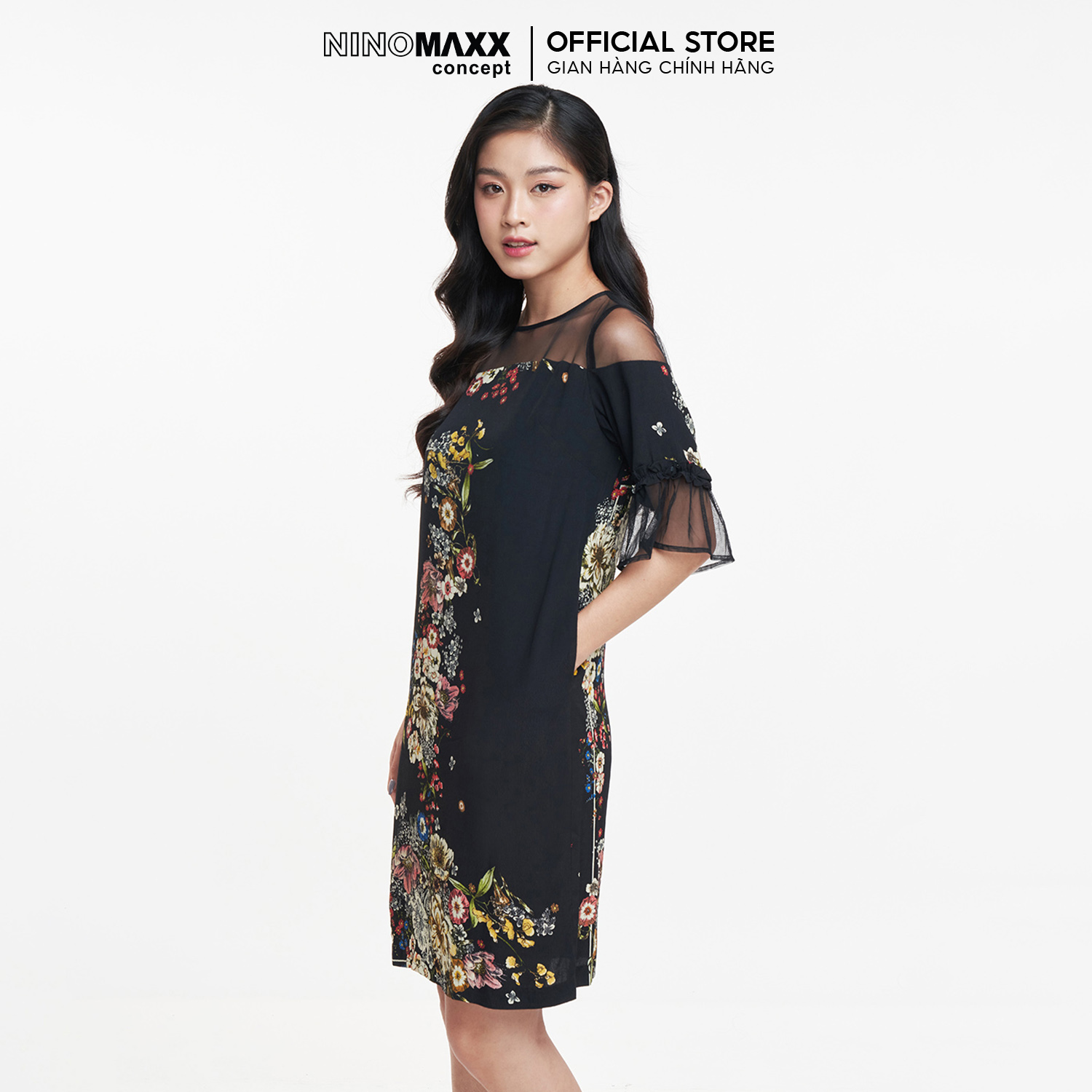 N&M Đầm thời trang Nữ họa tiết hoa 1905111