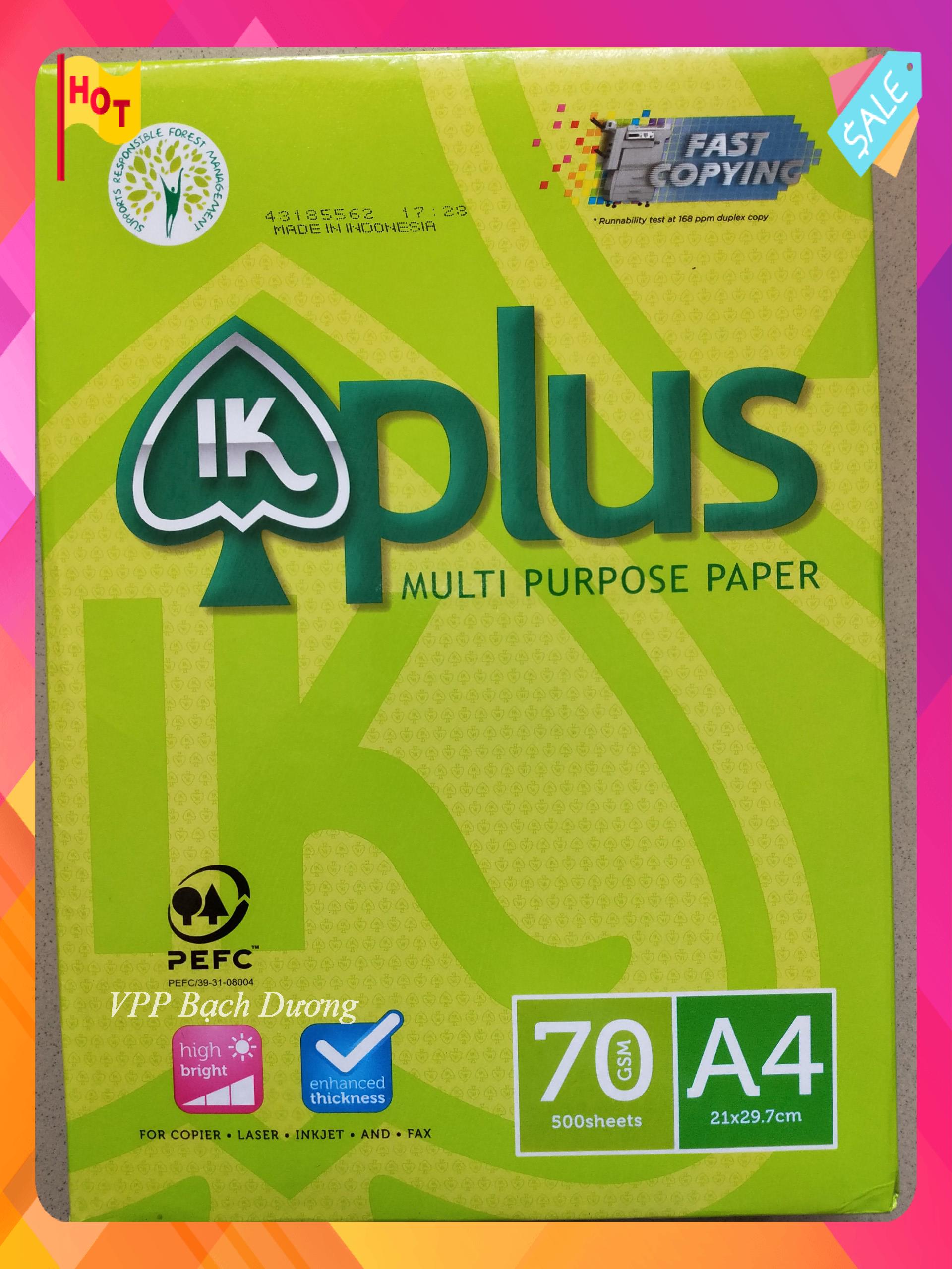 Giấy IK Plus 70 gsm A4- ram