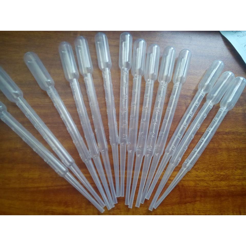Ống Nhỏ Giọt - Pipet Pasteur - Transferpet 3ML (Túi 100 cái)