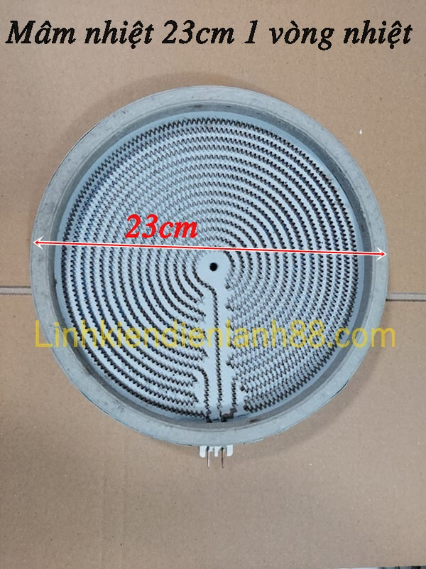 Mâm Nhiệt Bếp Hồng Ngoại 23cm 1 Vòng Nhiệt Mới !