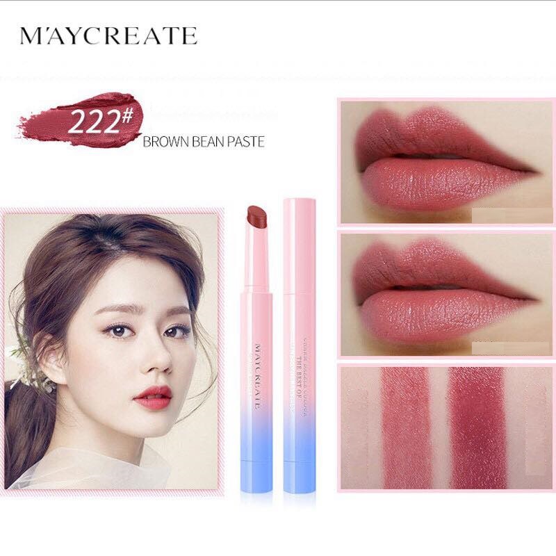 Son môi dưỡng ẩm bền màu Maycreate MX