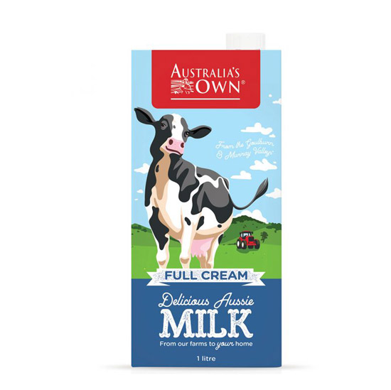 Sữa tươi tiệt trùng nguyên kem Australia's Own Full cream Milk 1L