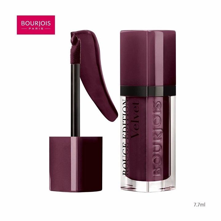 Son Bourjois Velvet 25 Berry Chic tím mận