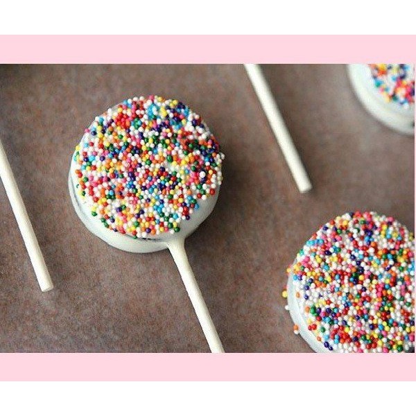 Kẹo trang trí bi màu - kẹo bông đường trang trí bánh kem 50g