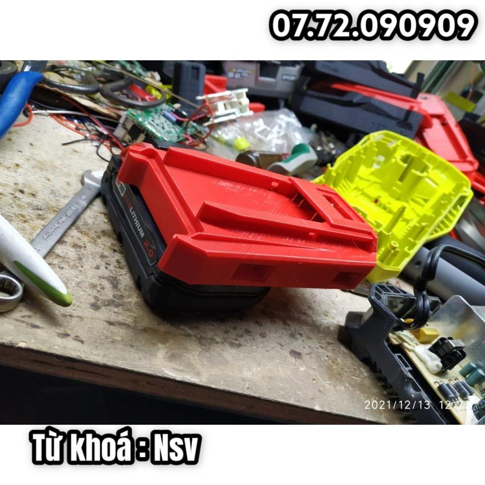 Nsv chuyển pin milwaukee 18v cho máy hilti te6-a36