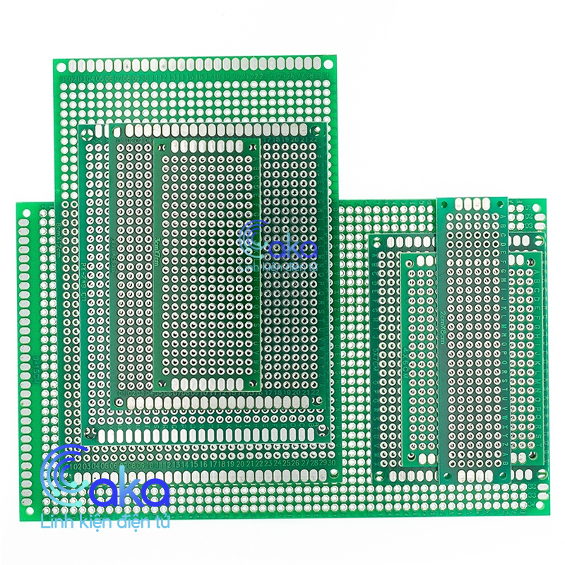 Mạch PCB đục lỗ 5x7 cm 2 mặt loại tốt