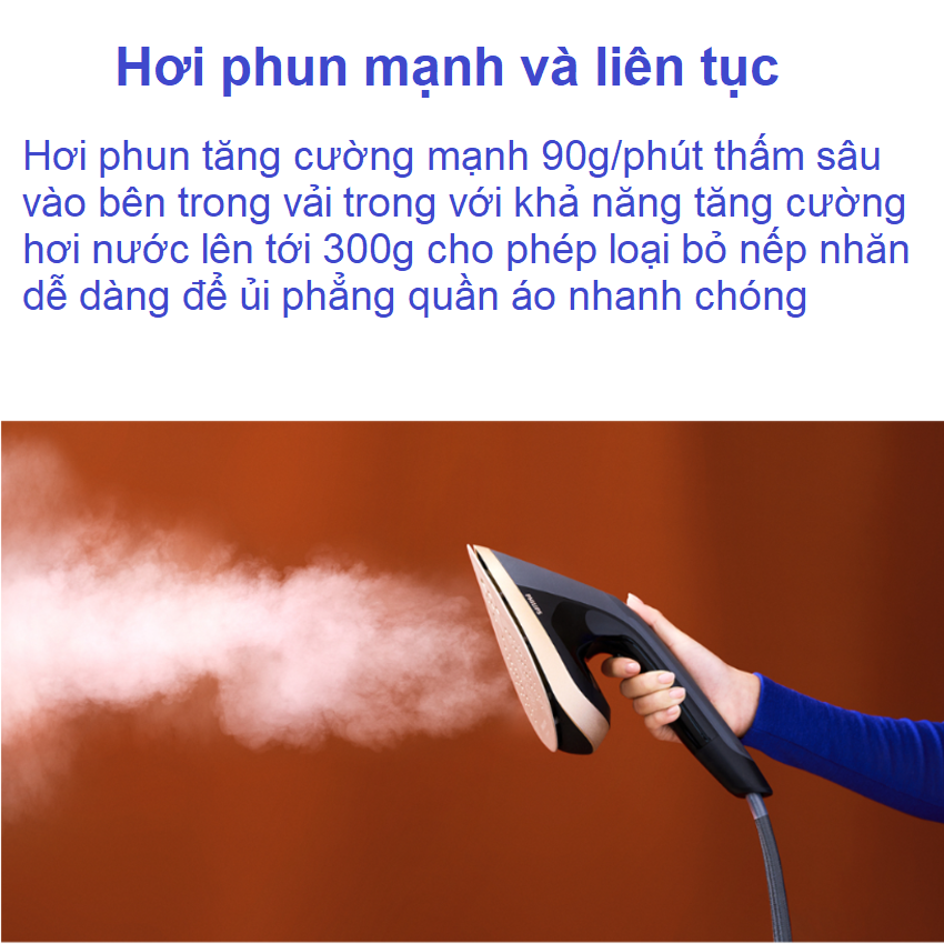 Chia sẻ: Bàn là, bàn ủi hơi nước dạng đứng đa năng chuyên nghiệp. Thương hiệu Hà Lan cao cấp Philips - AIS8540, Serial 8500