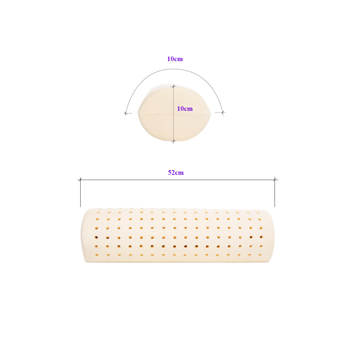 Gối Ôm Trẻ Em Cao Su Liên Á Bolster