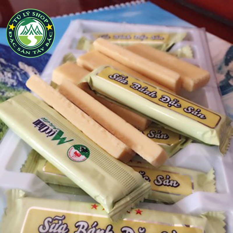 Bánh sữa Mộc Châu 200g (Hộp vàng vị nguyên bản)