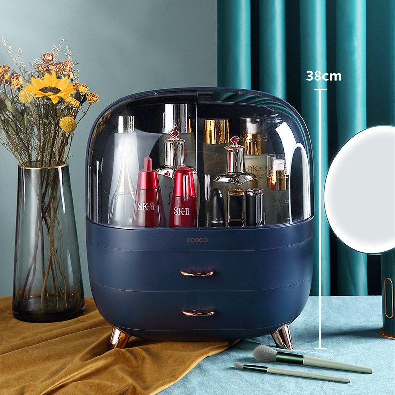 Tủ đựng Ecoco cao cấp có nhiều ngăn mỹ phẩm tiện lợi E2014