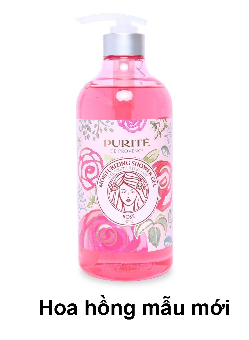 Sữa tắm purite by provence rose mulberry 850ml