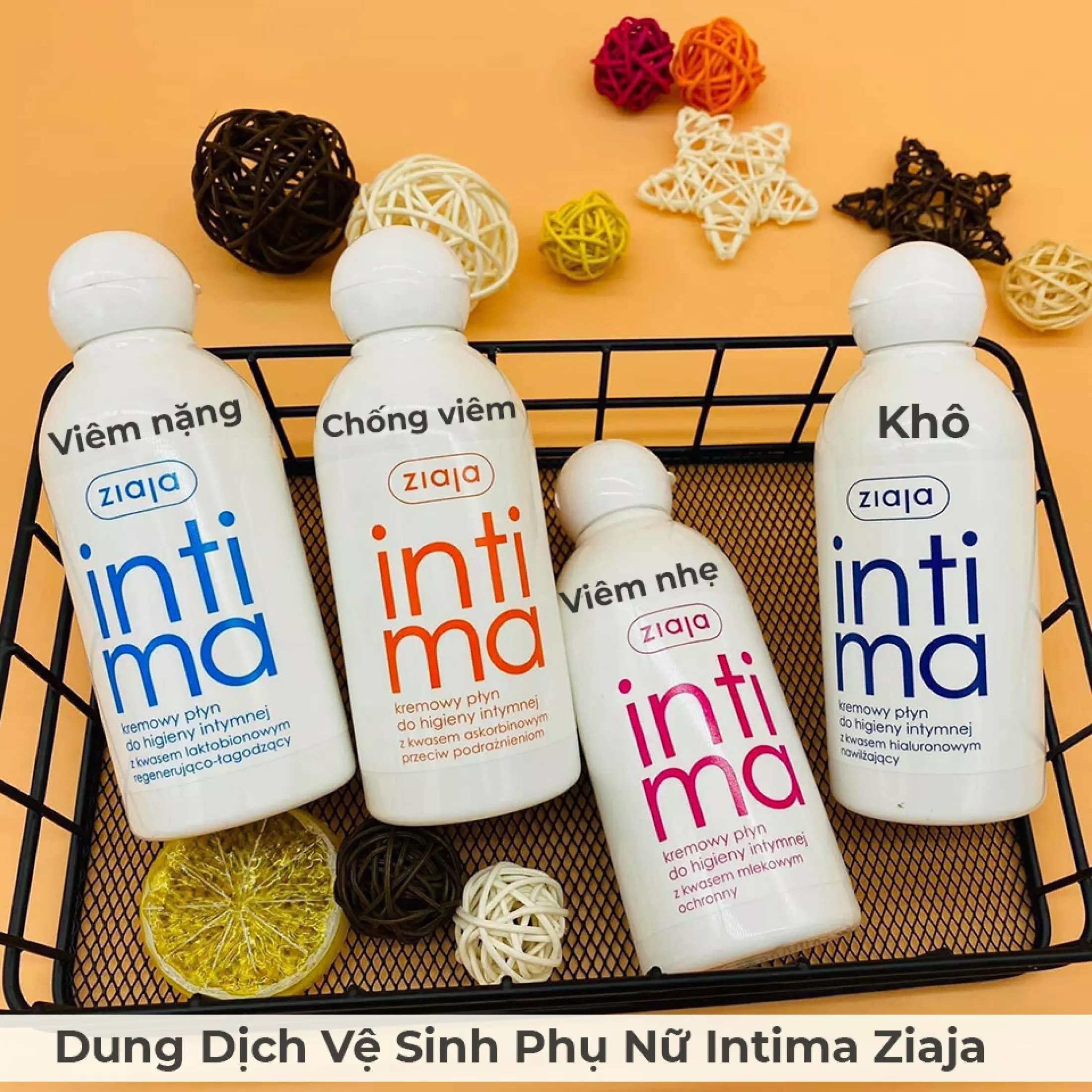 [ Freeship- Chính Hãng] Dung dịch vệ sinh phụ nữ Intima Ziaja 200ml Ba Lan