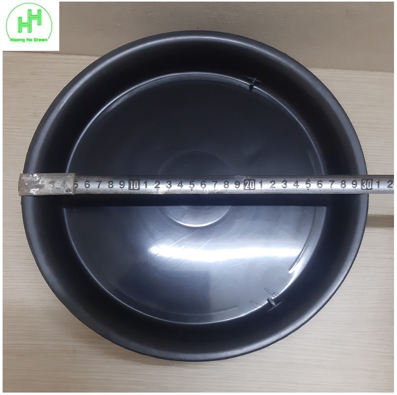 5 Khay (Đĩa) Lót Đế Chậu D300 - Màu Đen