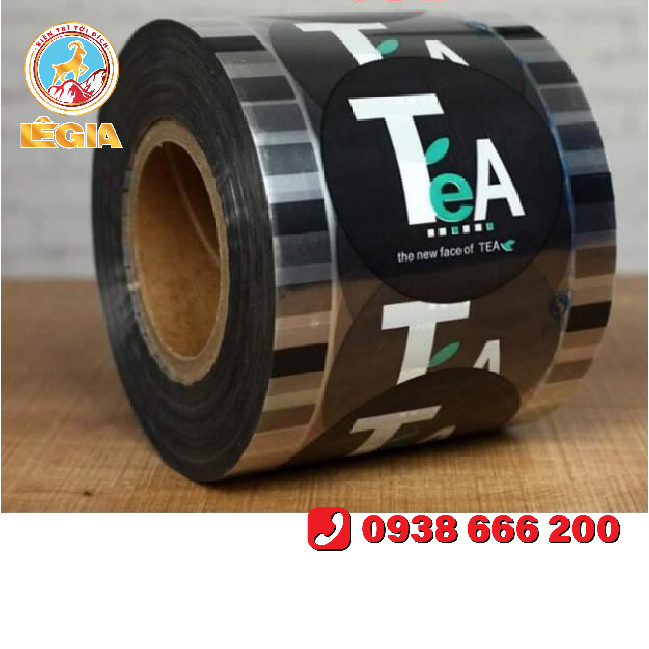 Cuộn màng dập cốc 2400 ly mẫu 3 và mẫu 4 tea đen