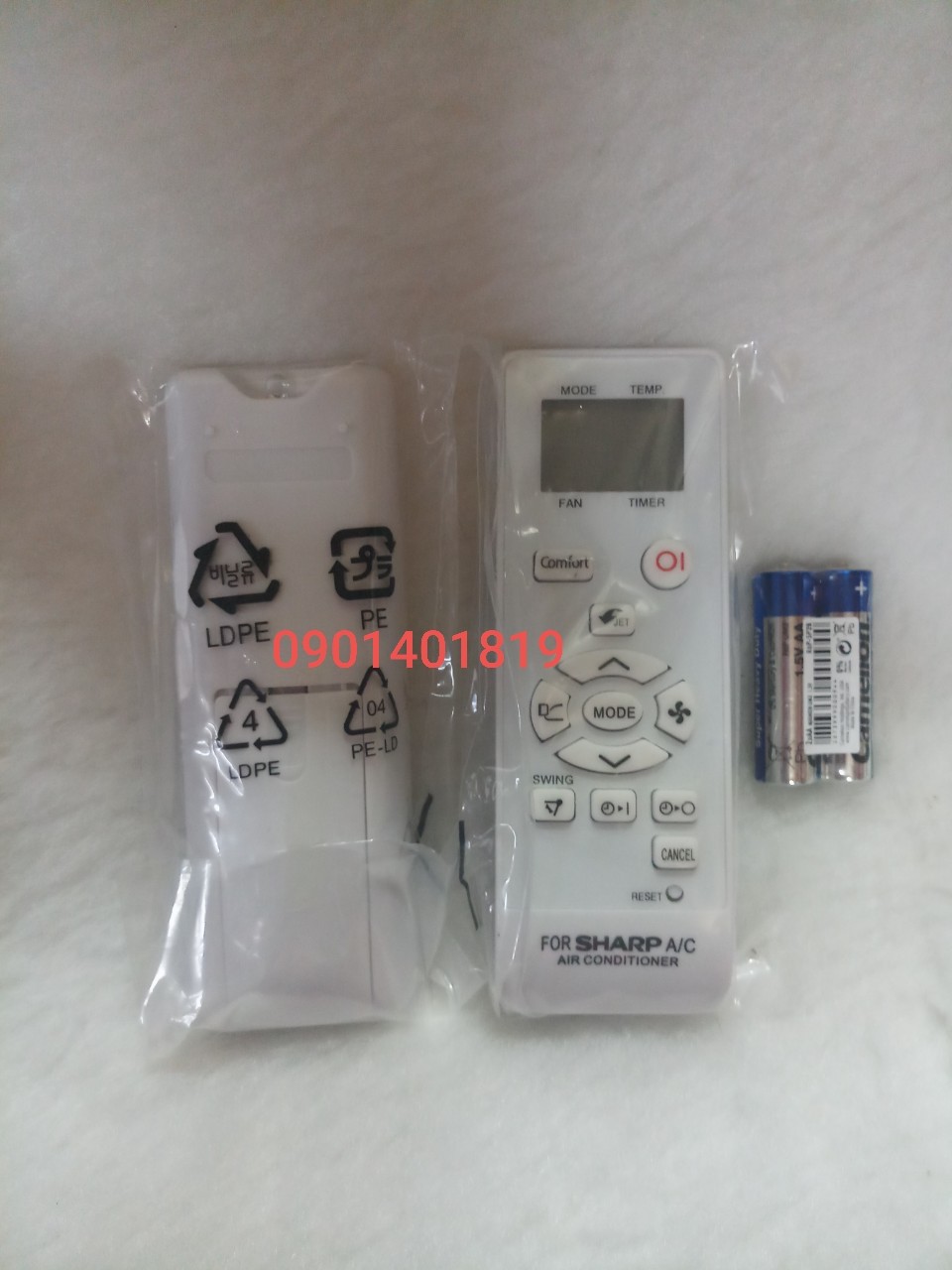Điều Khiển Máy Lạnh Sharp Nút Xéo