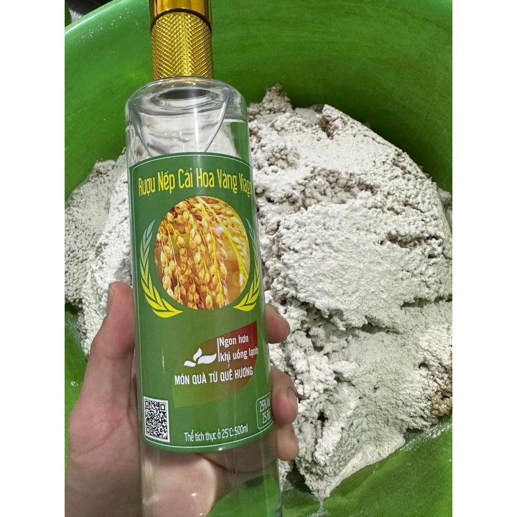 Rượu nếp cái hoa vàng thơm ngon - đảm bảo vs attp - rượu cổ truyền viagri