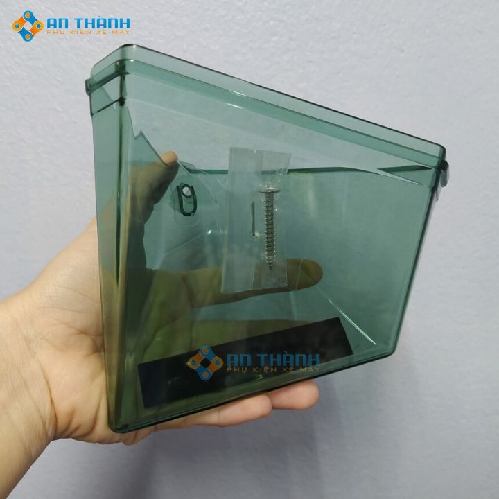 Hộc Đựng Đồ Air Blade 2016 - 2019 Tặng Kèm Ôc (Khói Trong Suốt & Đen )