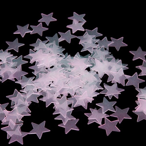 Set 6 bướm dạ quang, set 100 ngôi sao dạ quang