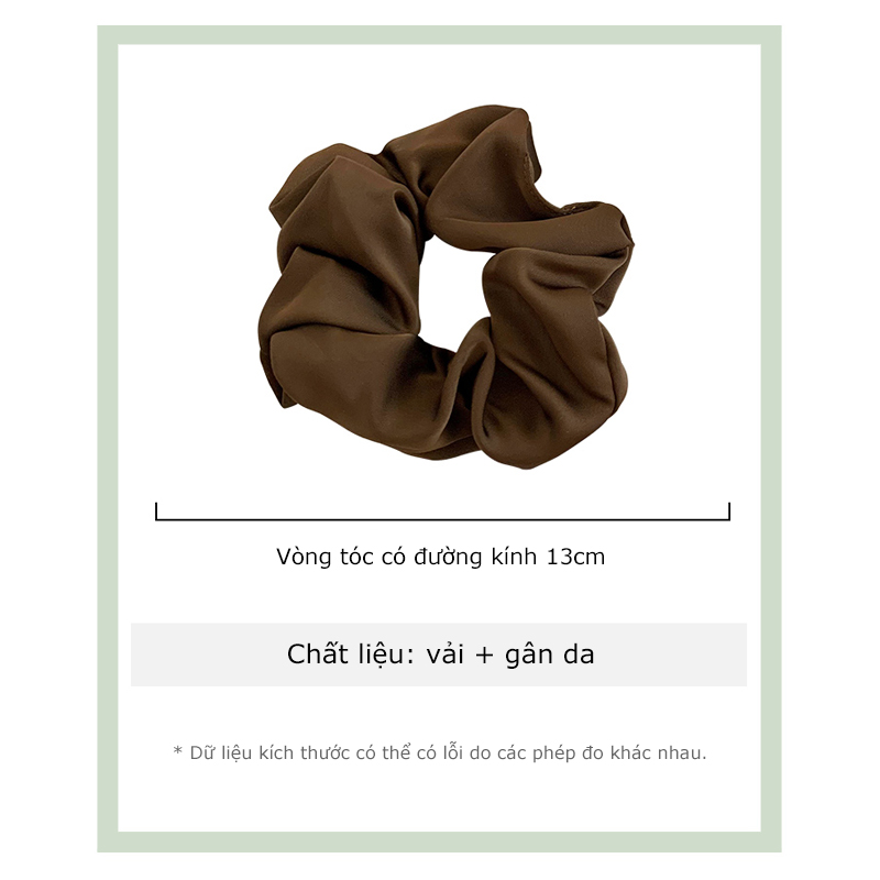 Smooth fabric scrunchies hair band