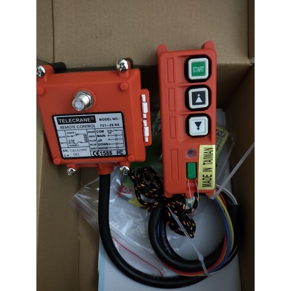 Điều khiển từ xa f21-2s, 220v/380v cho cẩu trục, tời điện -telecrane