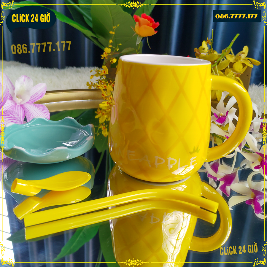 Cốc Sứ Hình Trái Cây Siêu Đáng Yêu