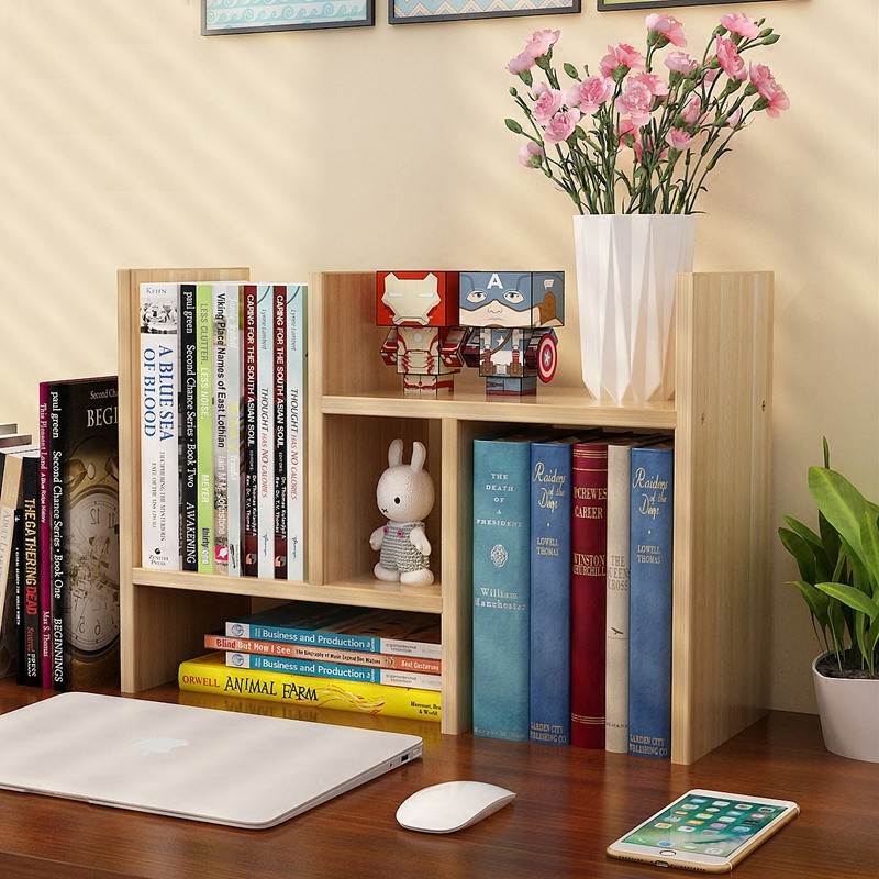 Gía sách kệ sách để bàn bằng gỗ