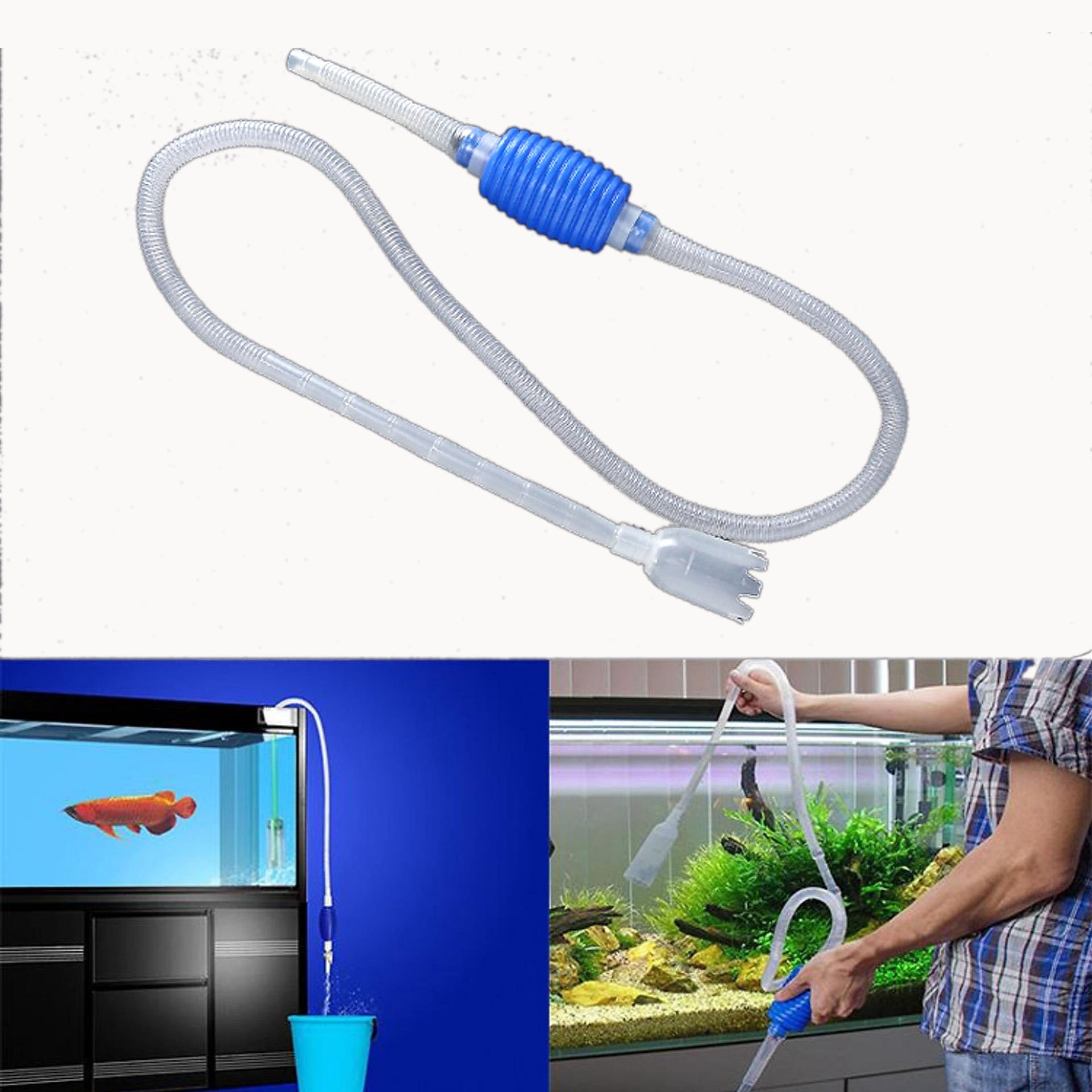 Bơm tay thay nước bể cá CLEAN PUMP đa năng 2 IN 1 : thay nước, bơm nước,  hút đáy bể cá cầm tay, không cần dùng điện . SP phân phối uy tín bởi LYLYSHOP