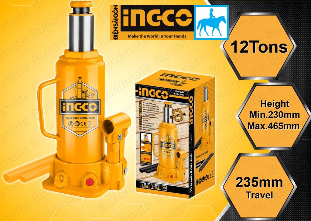 Con đội kích đội thủy lực 12 tấn Ingco HBJ1202
