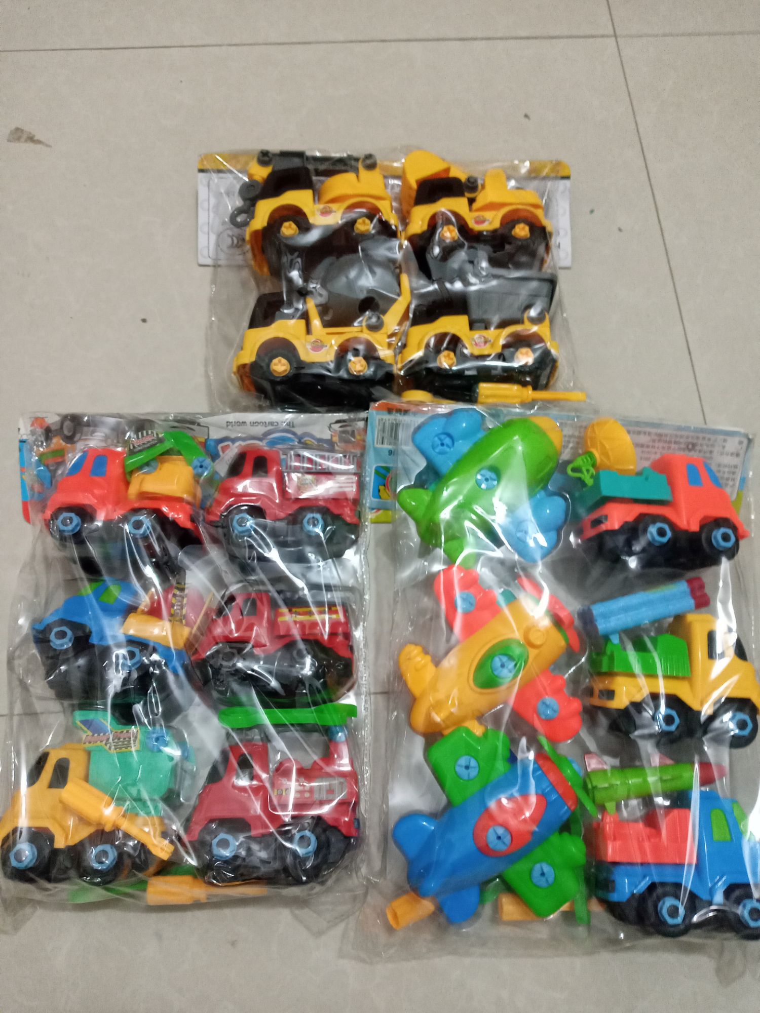 ĐỒ CHƠI TÚI XE CÔNG TRÌNH LẮP RÁP THÔNG MINH