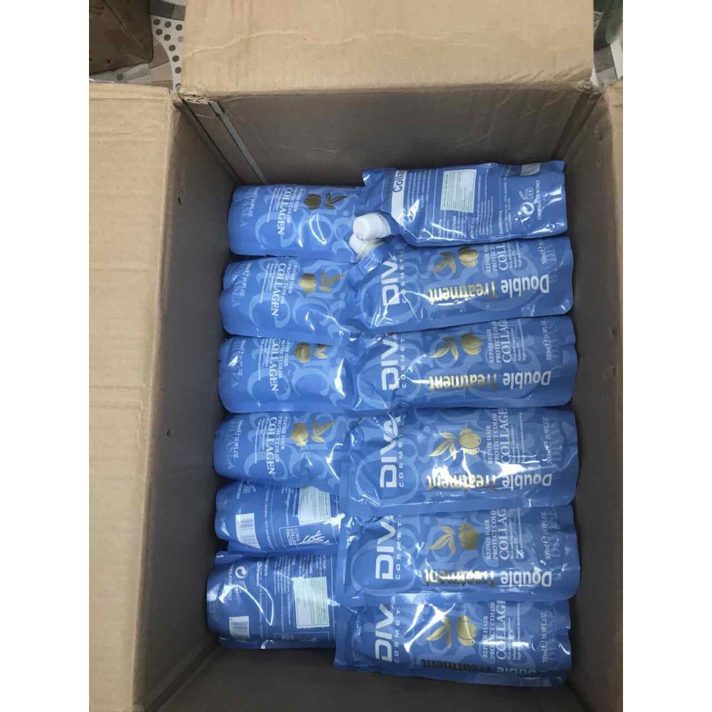 DẦU HẤP TÓC SIÊU MƯỢT COLLAGEN DIVA 500ML