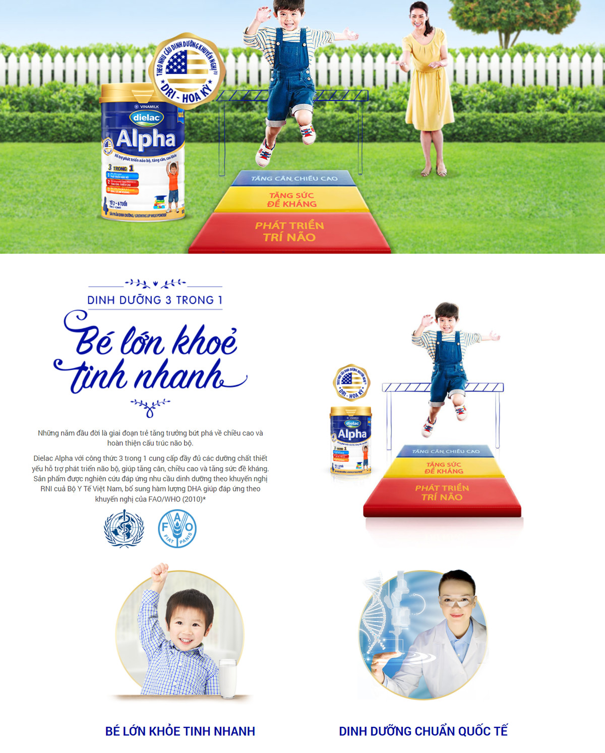 Dielac Alpha 3 Powdered Milk - 1.5kg Can (for Babies from 1 - 2 Years Old)