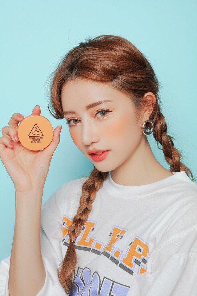 PHẤN MÁ HỒNG 3CE BLUSH CUSHION Peach Cam Đào