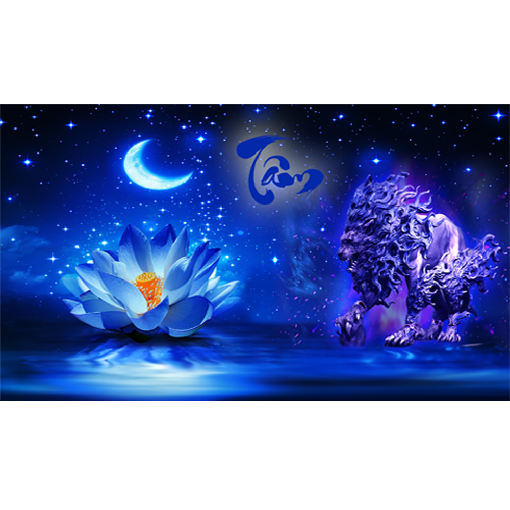 Painting 3D Aquarium landscape, with glue is available, gift bundled paste painting, mixed size fits many fish tank