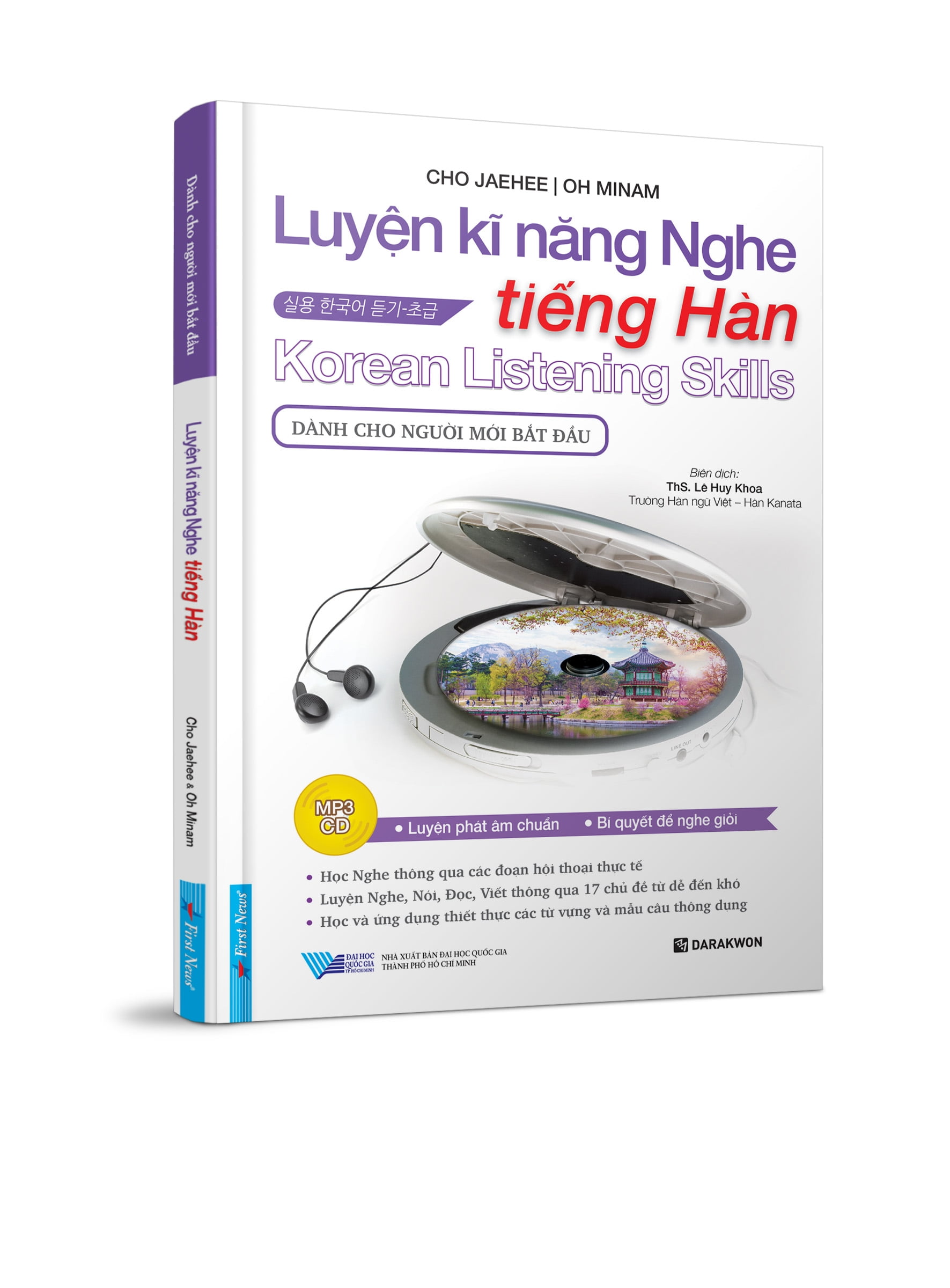 Fahasa - luyện kĩ năng nghe tiếng hàn - dành cho người mới bắt đầu
