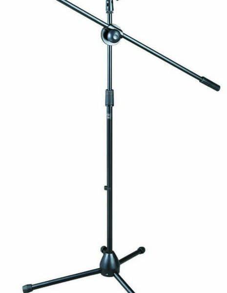 Chân míc đế micro đứng hát Boom Stand MS-001 (Đen)