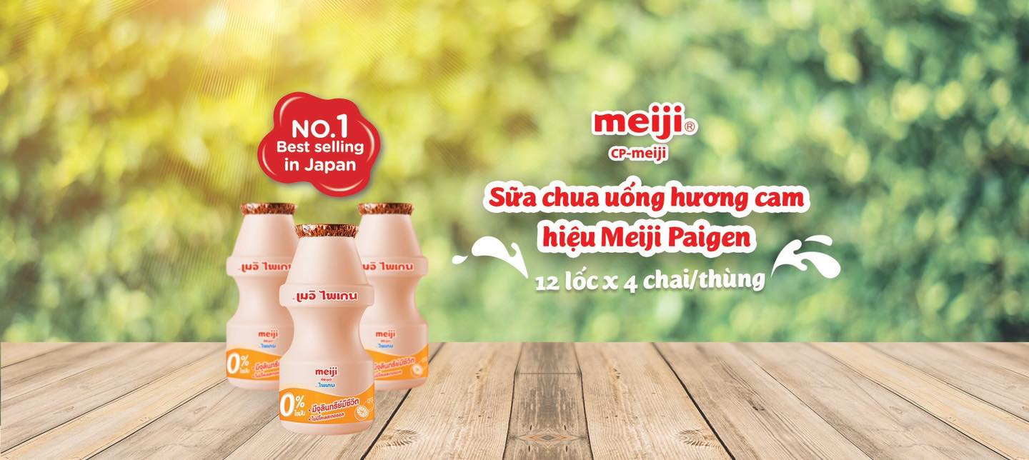 SỮA CHUA MEIJI Nhật Bản LỐC 4 CHAI