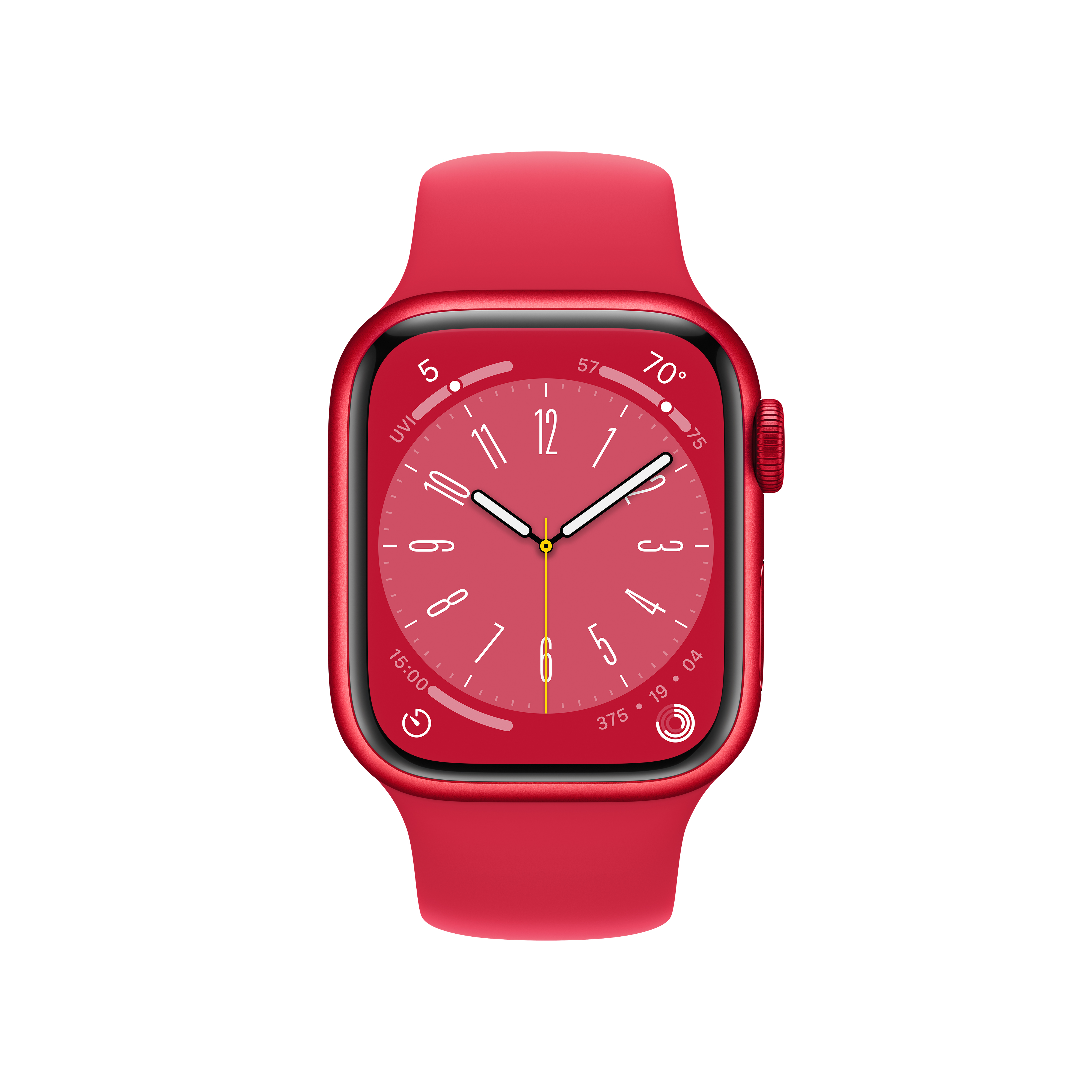 Apple Watch Series 8 GPS Viền Nhôm Với Dây Cao Su - Hàng Chính Hãng
