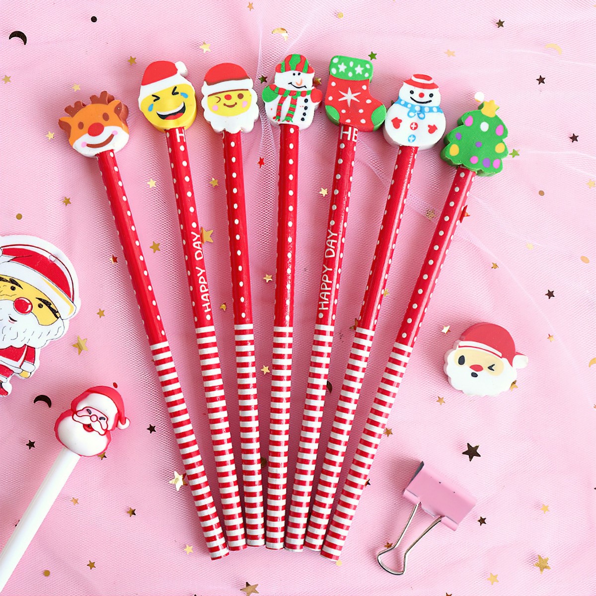 HB pencil with animal shaped eraser