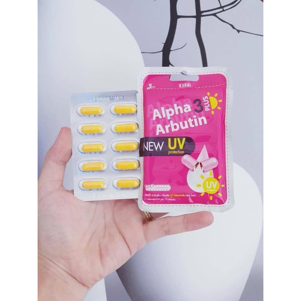 Kích trắng Alpha Arbutin 3 plus uv Thái Lan