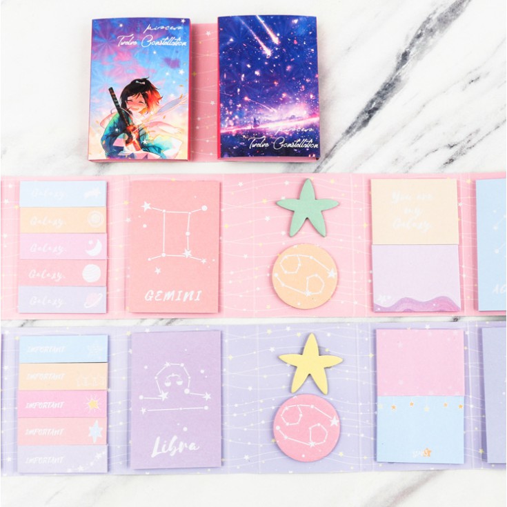 Giấy Note Heo Hồng/Unicorn, Dạng Quyển