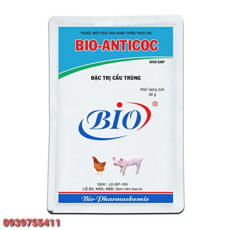 Bio anticoc cầu trùng cho gà đá bio anticoc cầu trùng ra máy phân gà đẻ