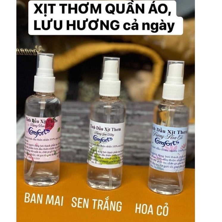 TKVT2XT02 - Tinh Dầu Xịt Thơm Quần áo Hương Comfor