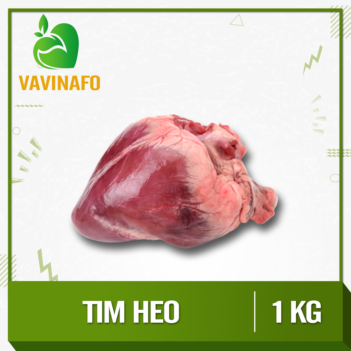 HCM - Tim heo 1 kg - Thích hợp với các món xào rau củ hoặc nấu cháo - Giao