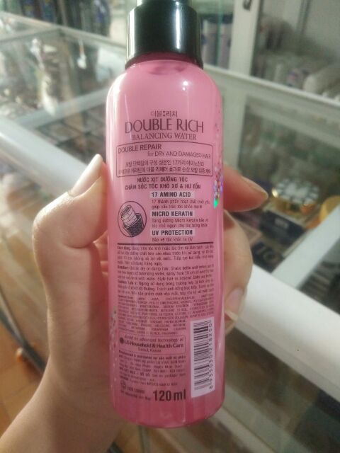 Nước xịt dưỡng tóc Double Rich chai 120ml