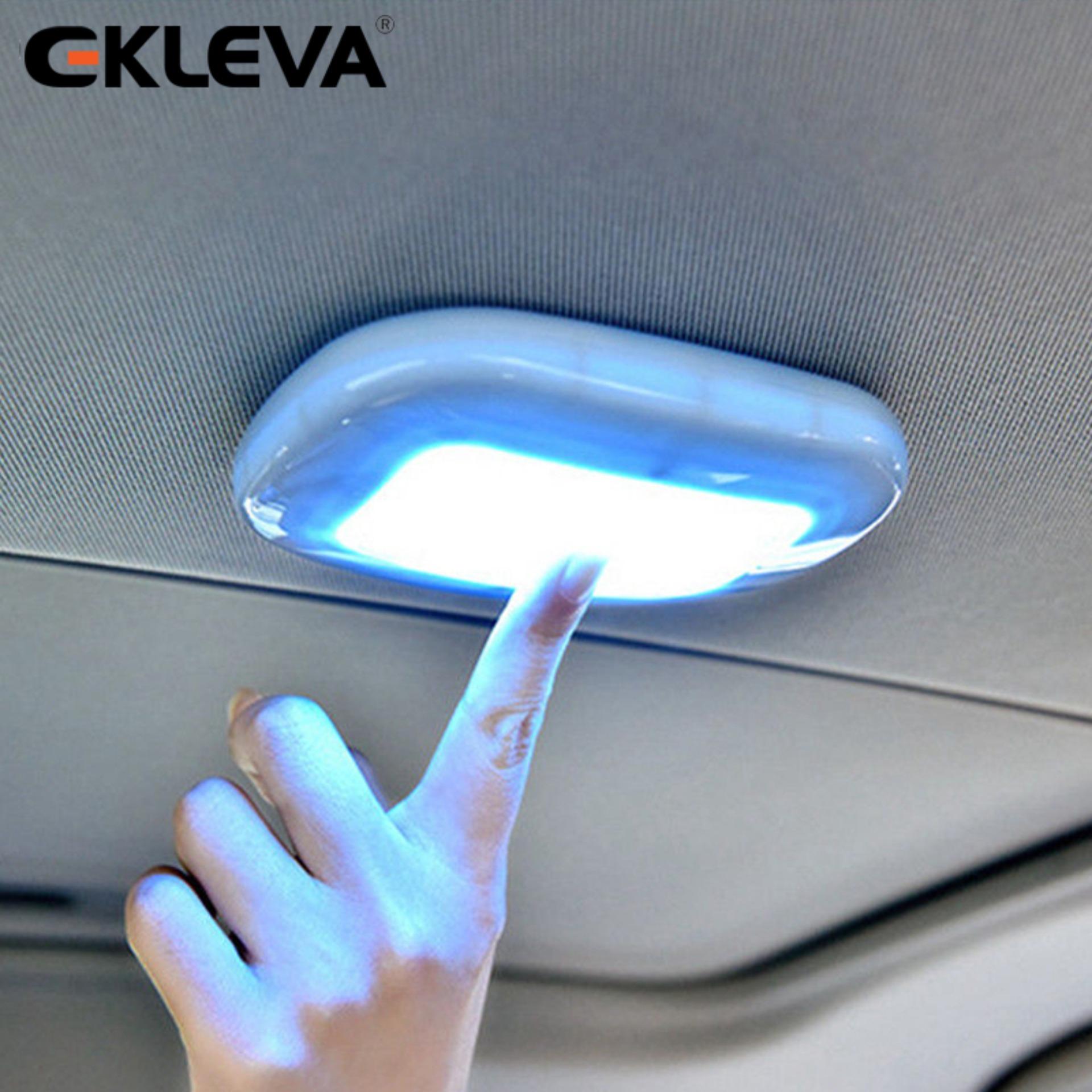 EKLEVA Car Dome Interior Lighting Light LED Reading Plate Light, Touch Switch USB Rechargeable Magnetic No Drill Easier Use, Home Room Wall Wardrobe Car Roof Stick Ceiling Light Night Lamp