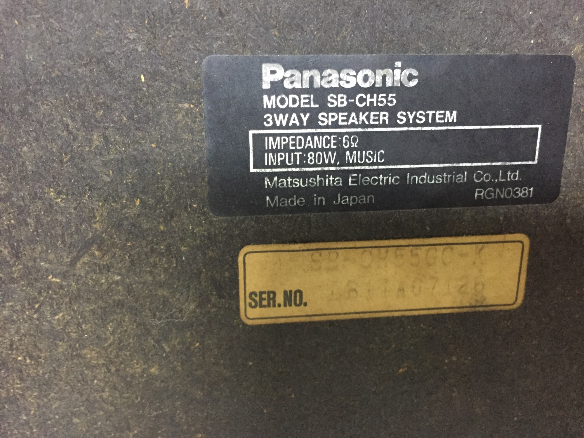 Dàn âm thanh panasonic ch-55