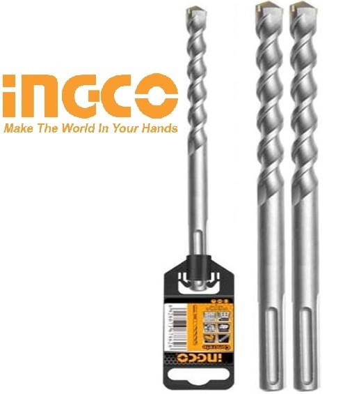 Bộ 2 mũi 8li 8mm khoan bê tông đuôi gài 8mm x 210mm ingco dbh1210803