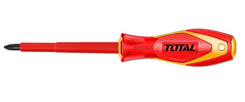 #2 Tuốc nơ vít (tô vít) bake cách điện 1000V Total THTISPZ2100