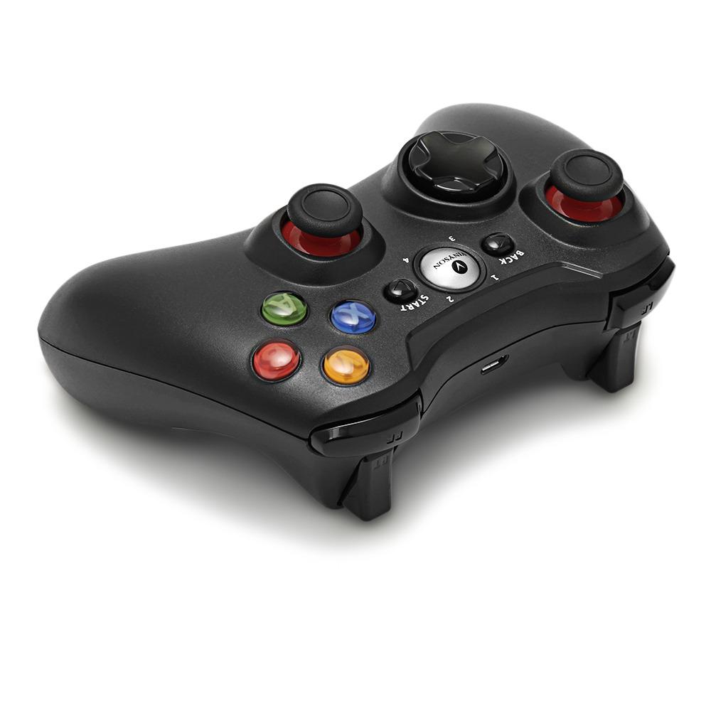 Tay cầm chơi game bluetooth VINYSON VA-005 hỗ trợ PC/ANDROID/IOS (Đen) - Nhất Tín Computer