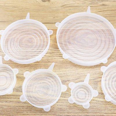 Set 6 Nắp Đậy Thực Phẩm Silicon Siêu Dai